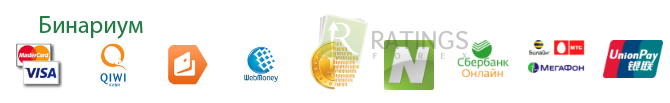 Платежные системы у компании Бинариум