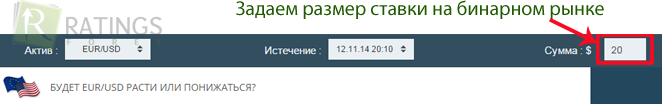 Бинырные ставки и их размеры