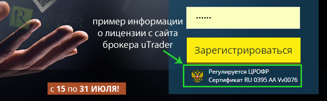 Лицензии брокеров рынка бинарных опционов